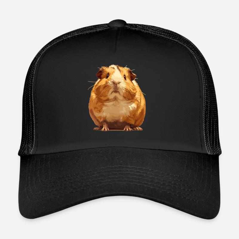 Meerschweinchen - Trucker Cap - Schwarz/Schwarz