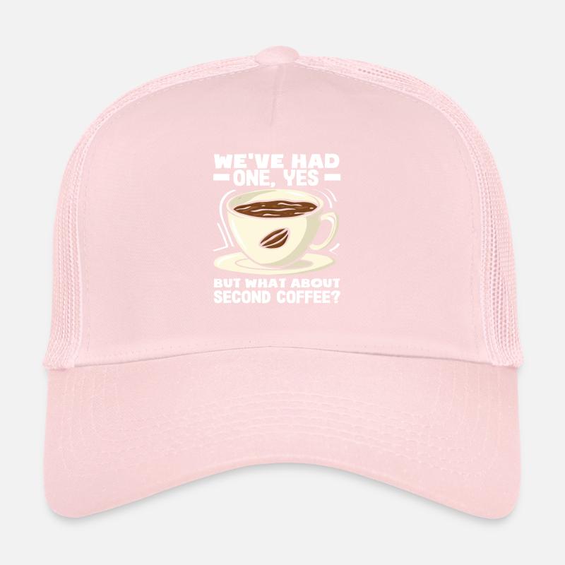 Coffee Lovers Second Coffee Slogan Casquette trucker 
