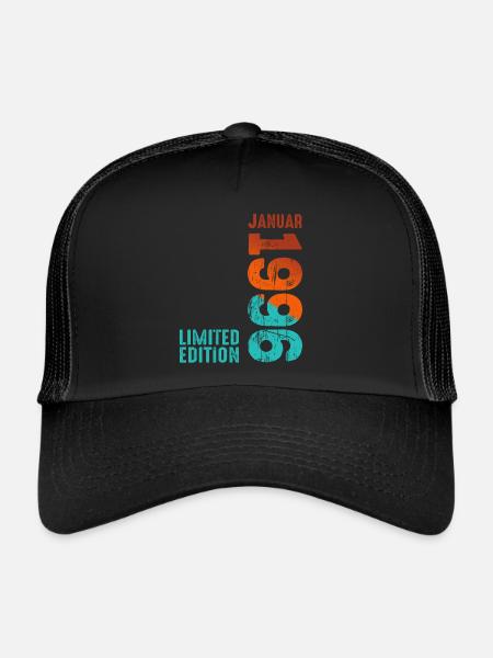 Edition Limitée Janvier 1996 Légendaire depuis Janvier - Casquette trucker  - noir/noir - Devant
