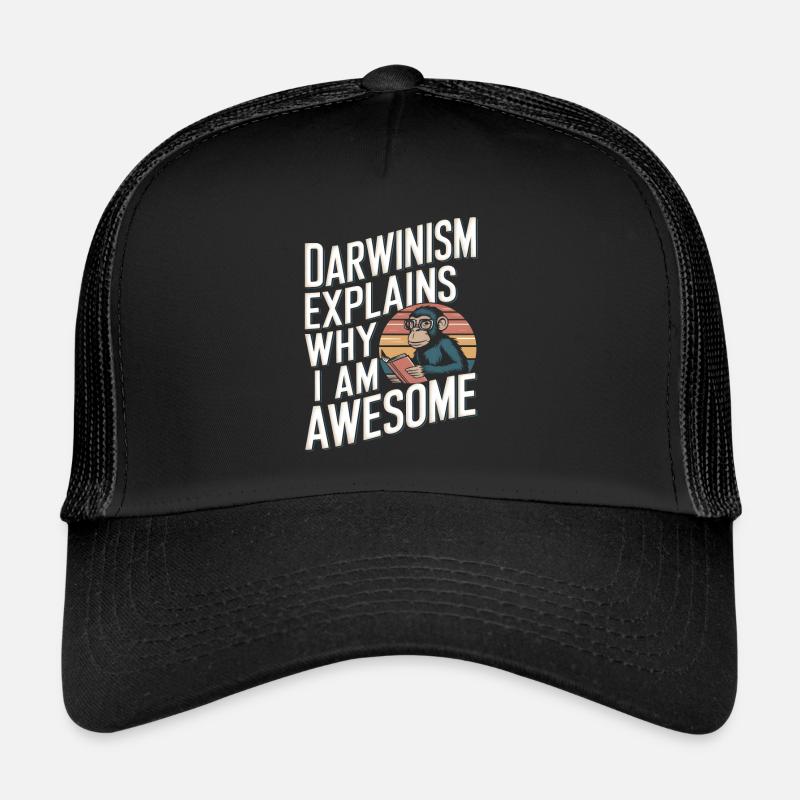 Le darwinisme explique pourquoi je suis génial Casquette trucker 