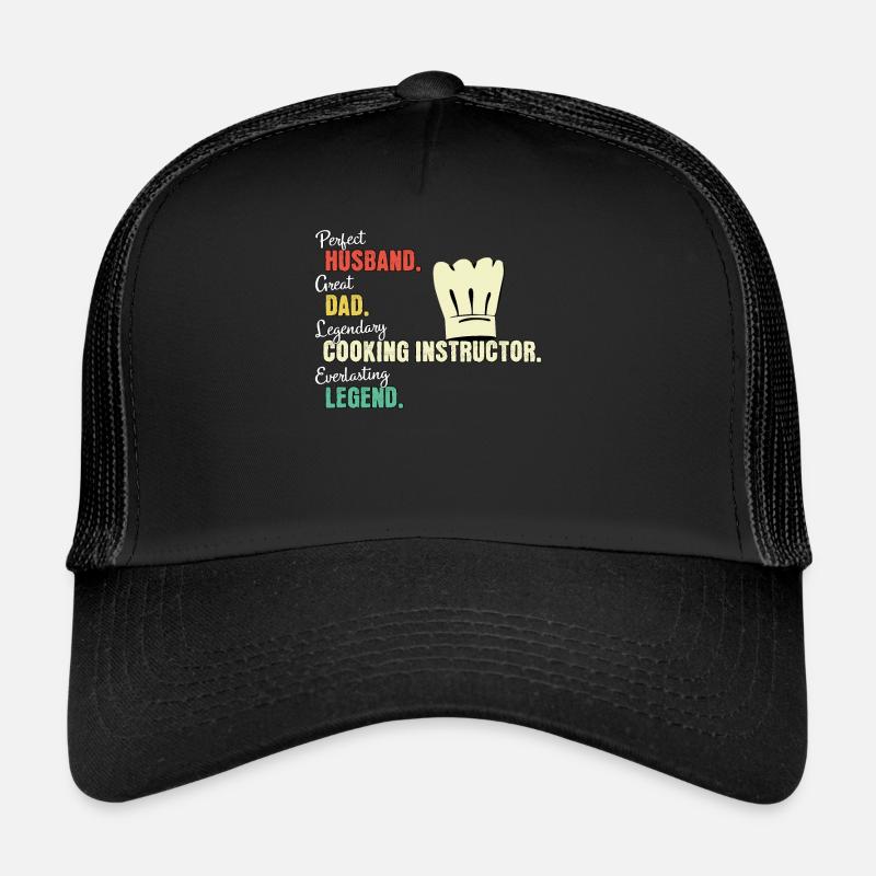 Cooking Teacher Dad Trucker Cap