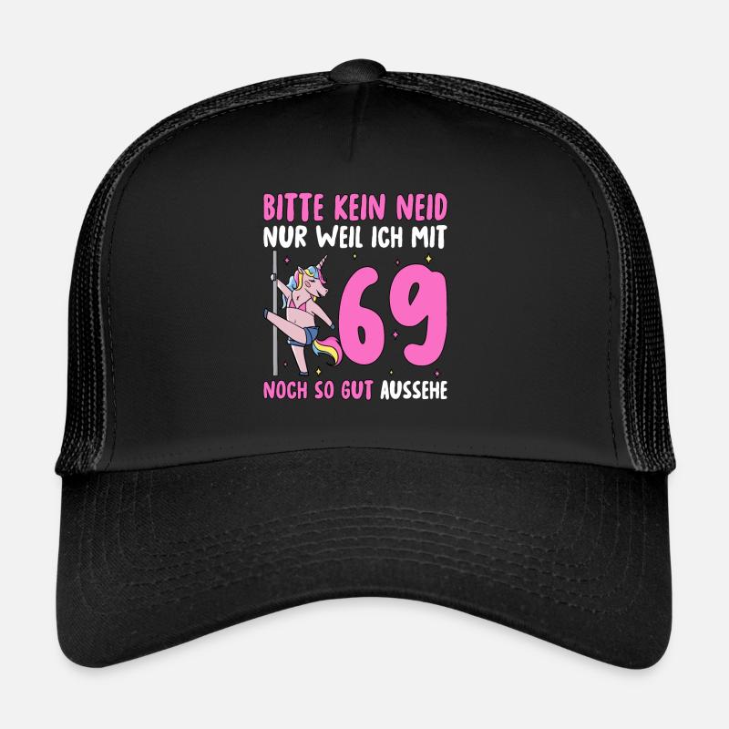 Please No Envy 69 Birthday - Trucker Cap - black/black