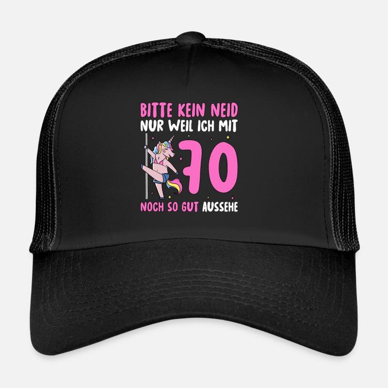 Bitte Kein Neid 70 Geburtstag Trucker Cap