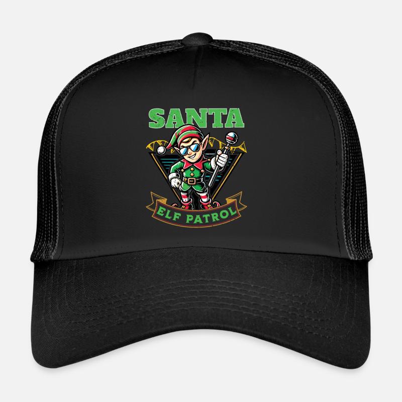 Aventure de Noël de la patrouille du Père Noël Casquette trucker 
