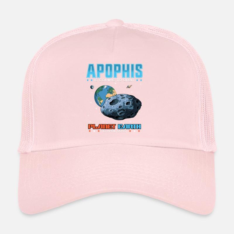 Événement spatial de rencontre rapprochée de l’astéroïde Apophis en avril Casquette trucker 