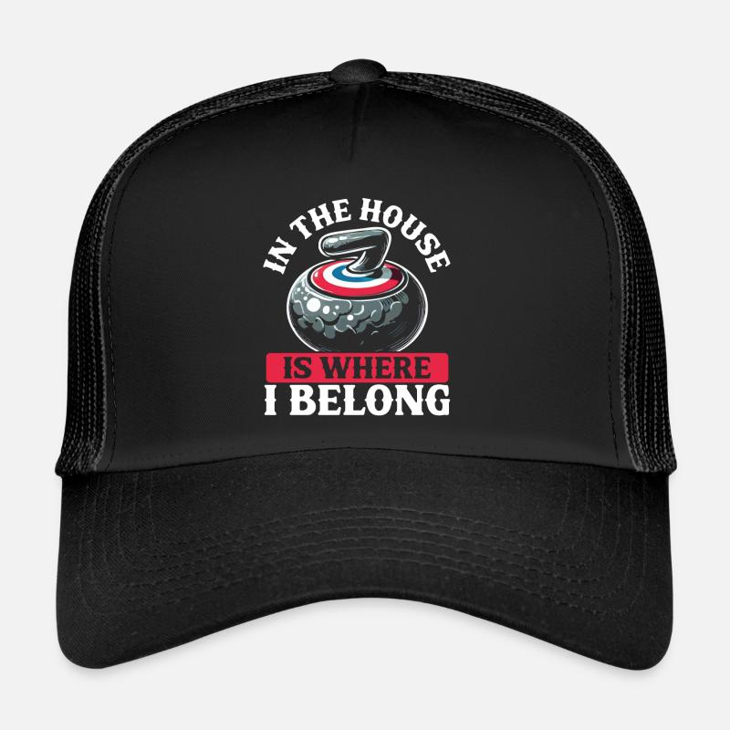 Curling, Curling, Curling, Curling, Curling Trucker Cap