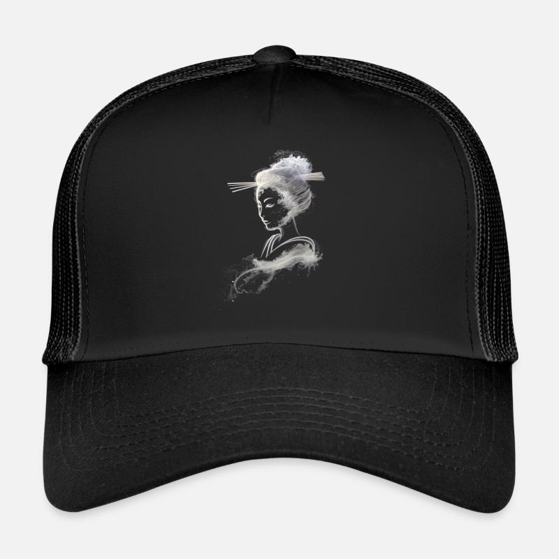 Geisha white dust Trucker Cap