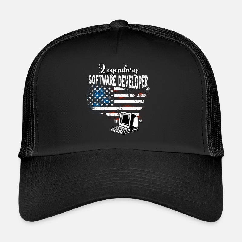 Software Developer US Trucker Cap