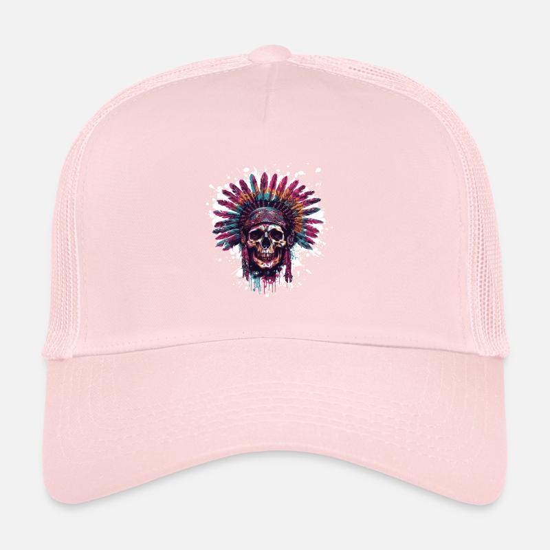 Chef de crâne indien Casquette trucker 