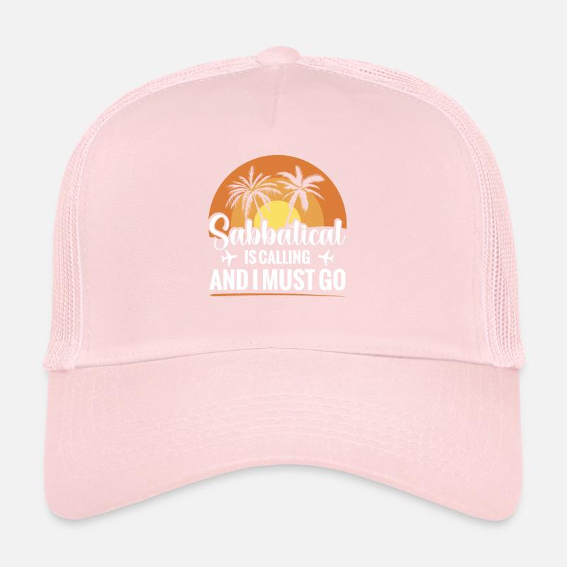Das Sabbatical Ruft Und Ich Muss Gehen Trucker Cap