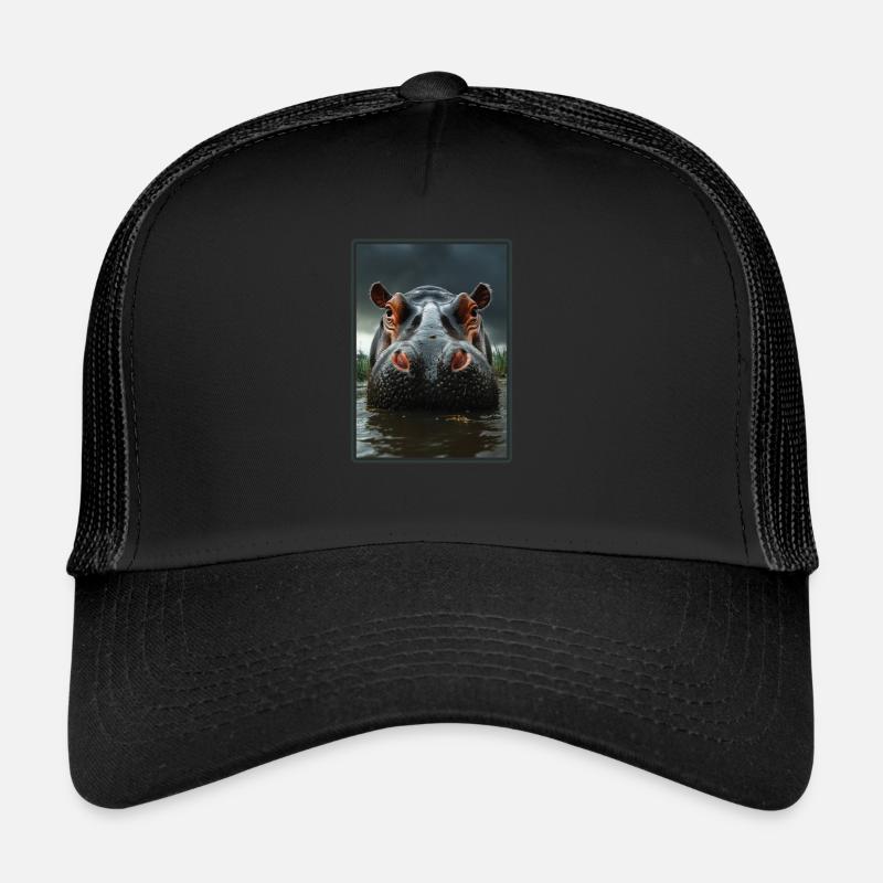 Hippopotame Hippopotame Casquette trucker 