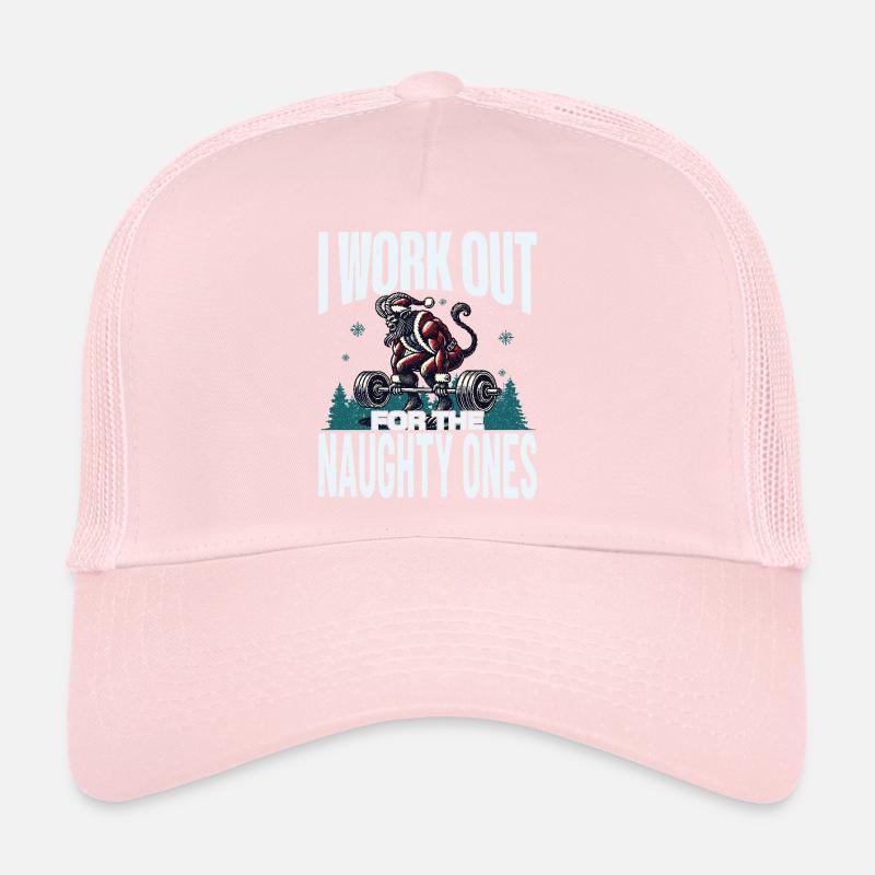 Krampus trains for naughty kids Trucker Cap