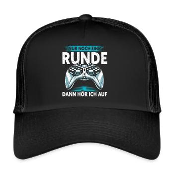 Gaming Gamer Gamer Video Player Console PC Gaming - Trucker Cap - black/black - Front