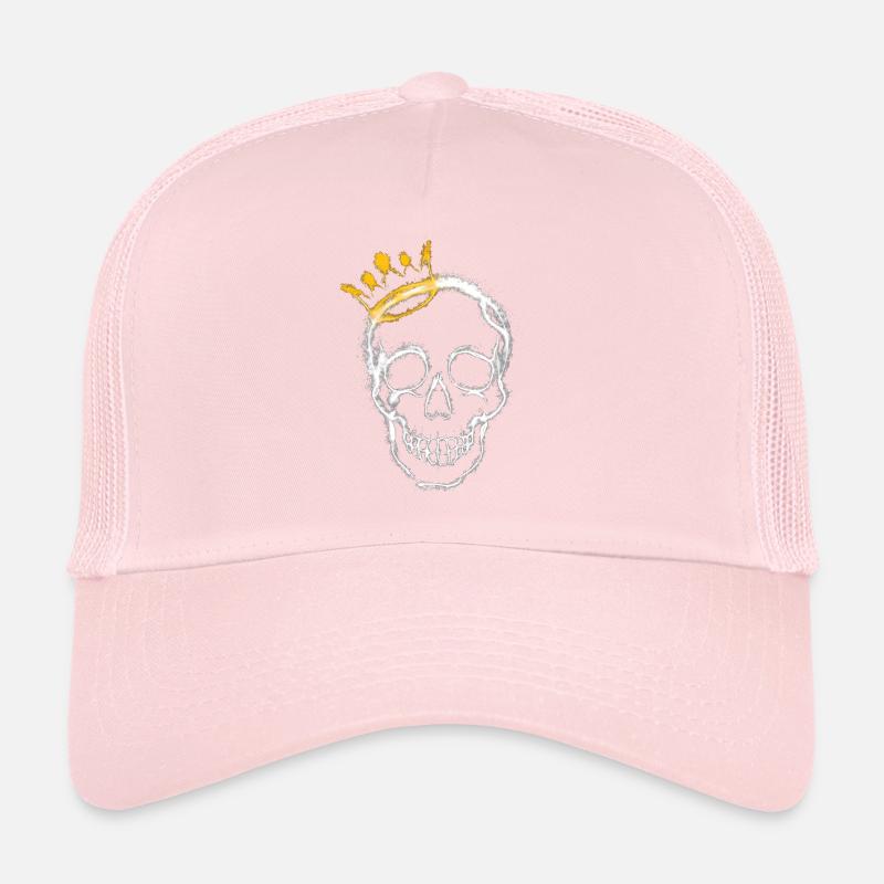 skull with a crown Trucker Cap