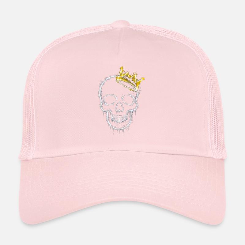 skull with a crown Trucker Cap