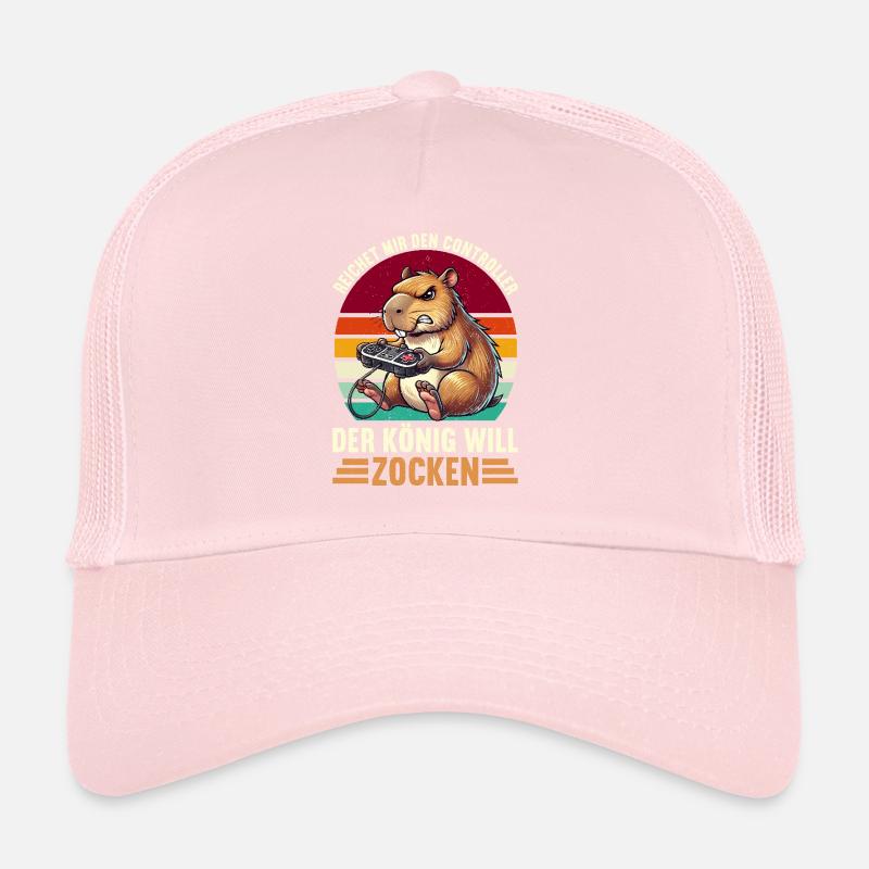 Reichet Mir Den Controller Der König Will Zocken Trucker Cap