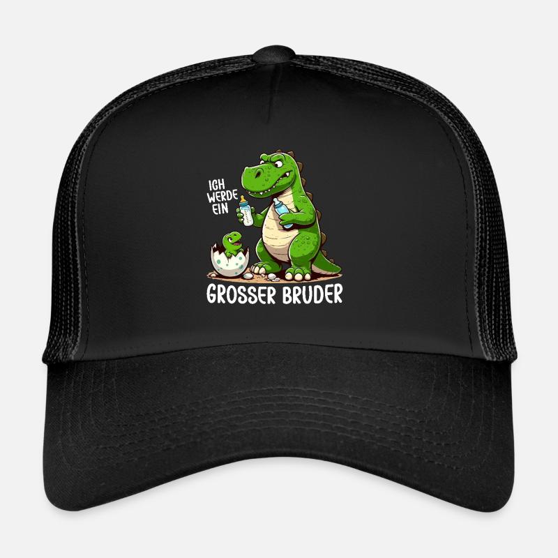 Ich Werde Großer Bruder Dinosaurier Neuer Bruder Trucker Cap