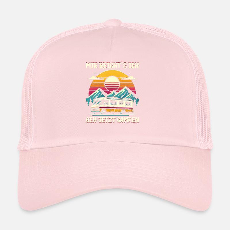 Camper Caravan Campfire Camping holiday Trucker Cap