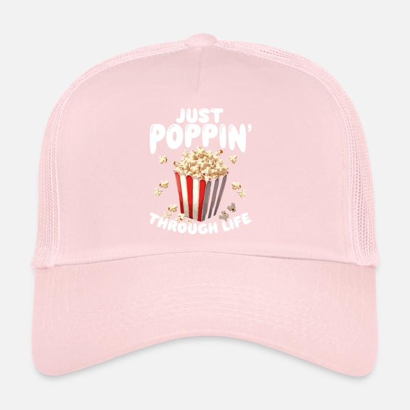 Juste éclater à travers la vie Popcorn Casquette trucker 