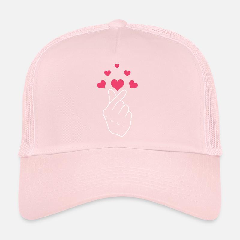 Süße Herzhand Geste Mit Herzen Trucker Cap