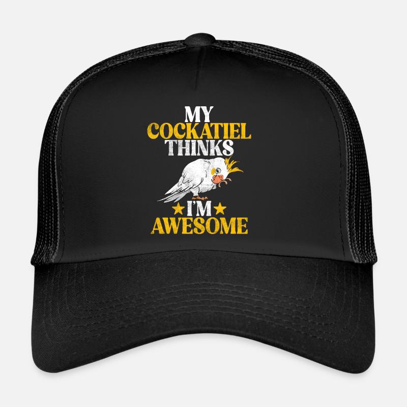 Cadeaux de calopsitte Casquette trucker 