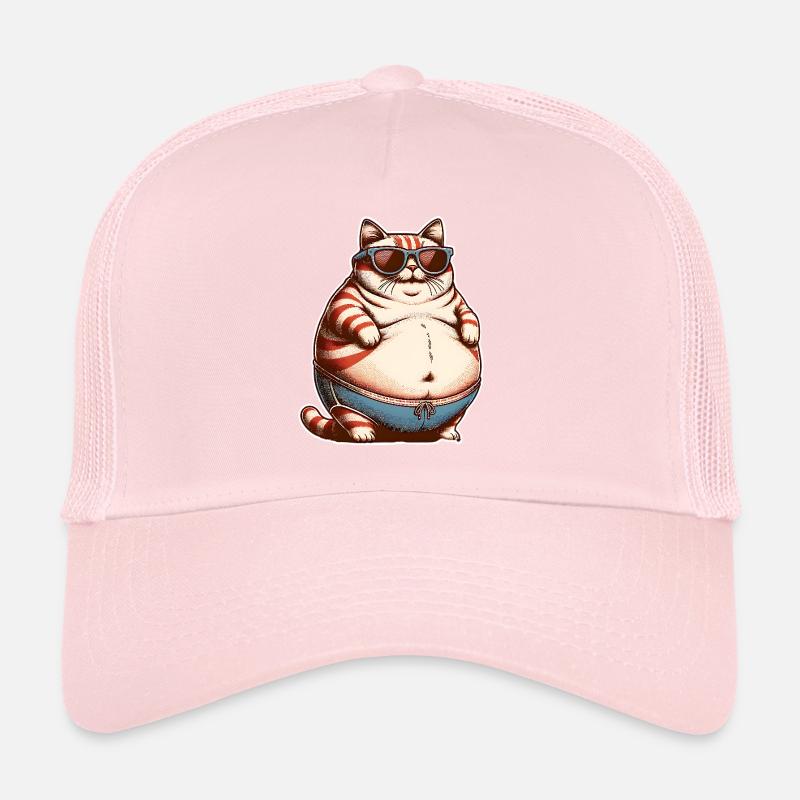 Gros chat Casquette trucker 