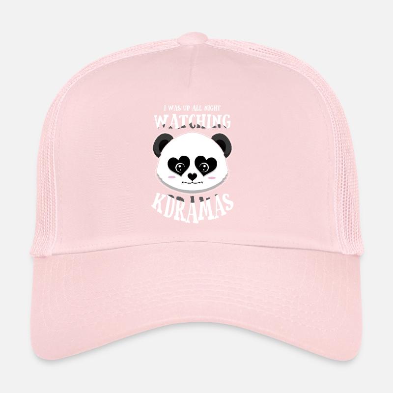 I Was Up All Night K-Dramas Panda Trucker Cap