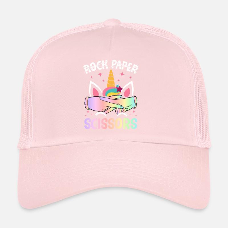 Drôle Lesbienne Pride LGBTQ Rock Papier Ciseaux Casquette trucker 