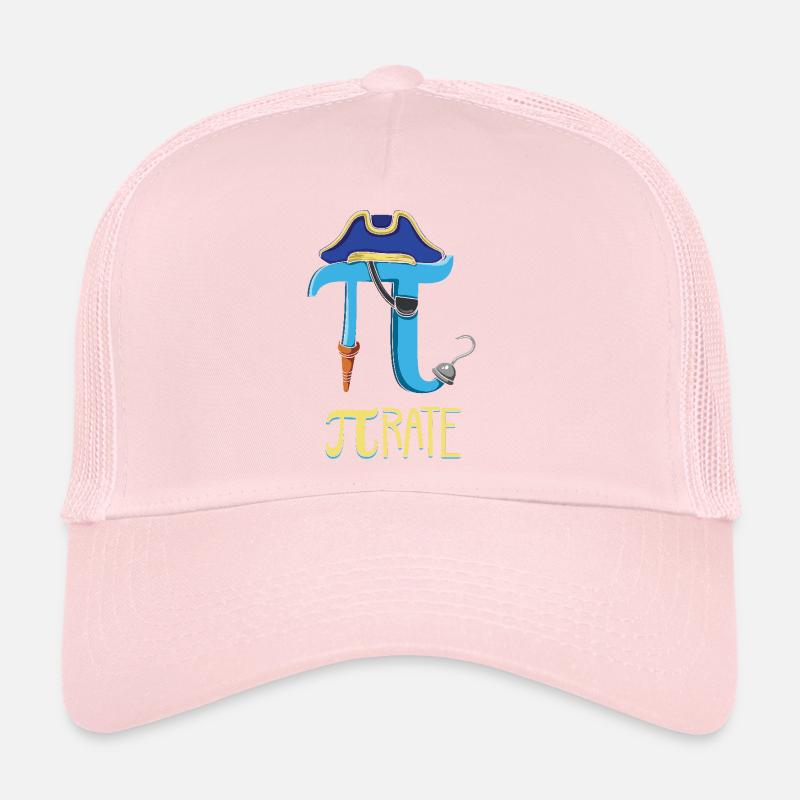 Drôle de motif de pirate pour Pi Day Casquette trucker 
