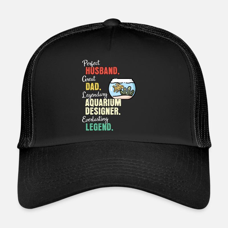 Papa concepteur d’aquarium Casquette trucker 