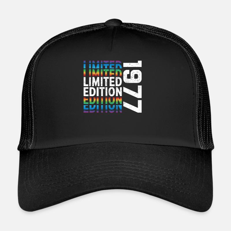 Edition limitée 1977 - Casquette trucker  - noir/noir