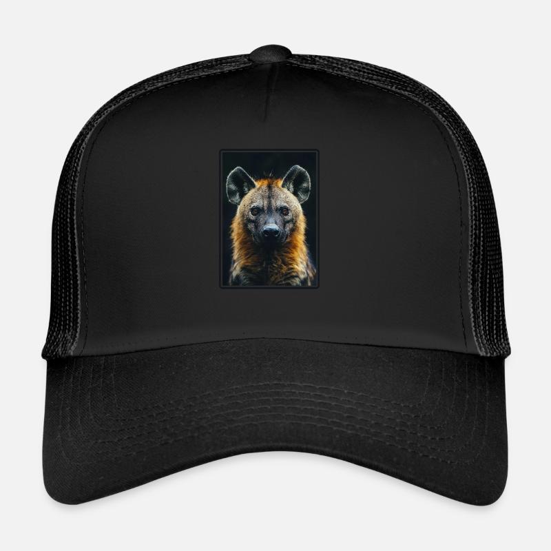 Hyänen Hyäne - Trucker Cap - Schwarz/Schwarz