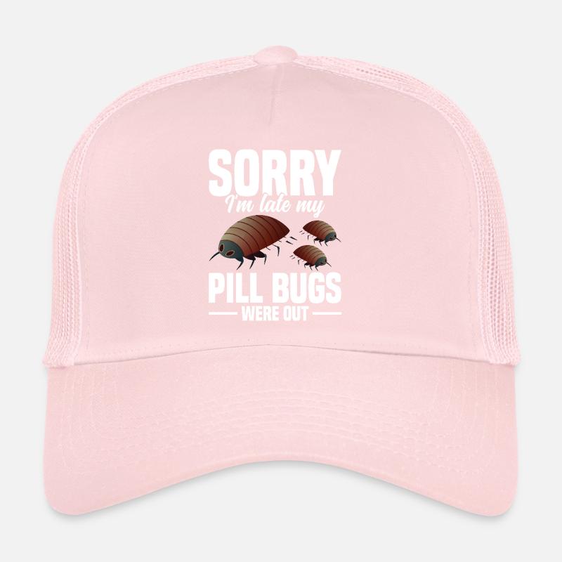Tiny Pill Bugs Tamer Entomologist Isopod Rollie Trucker Cap