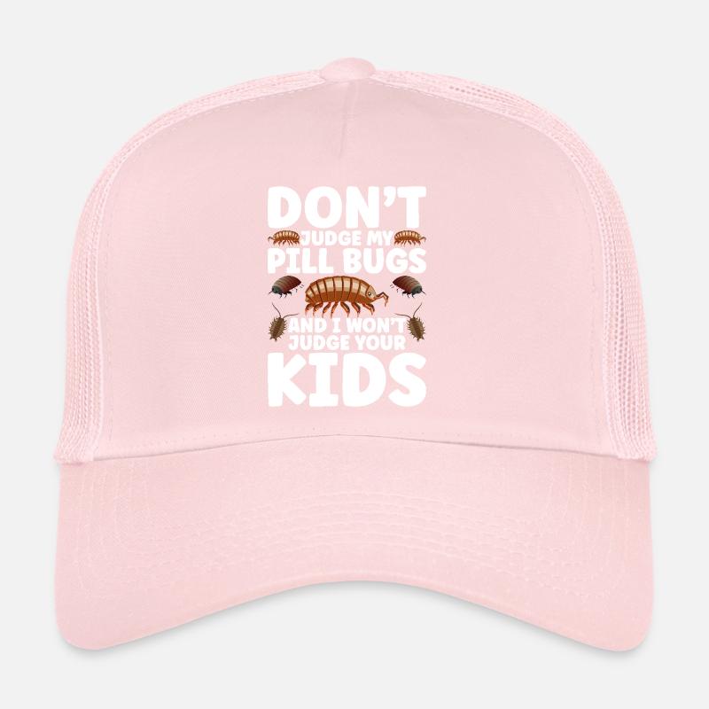Pill Bug Outfit for Isopod Owner Entomologist Roll Trucker Cap