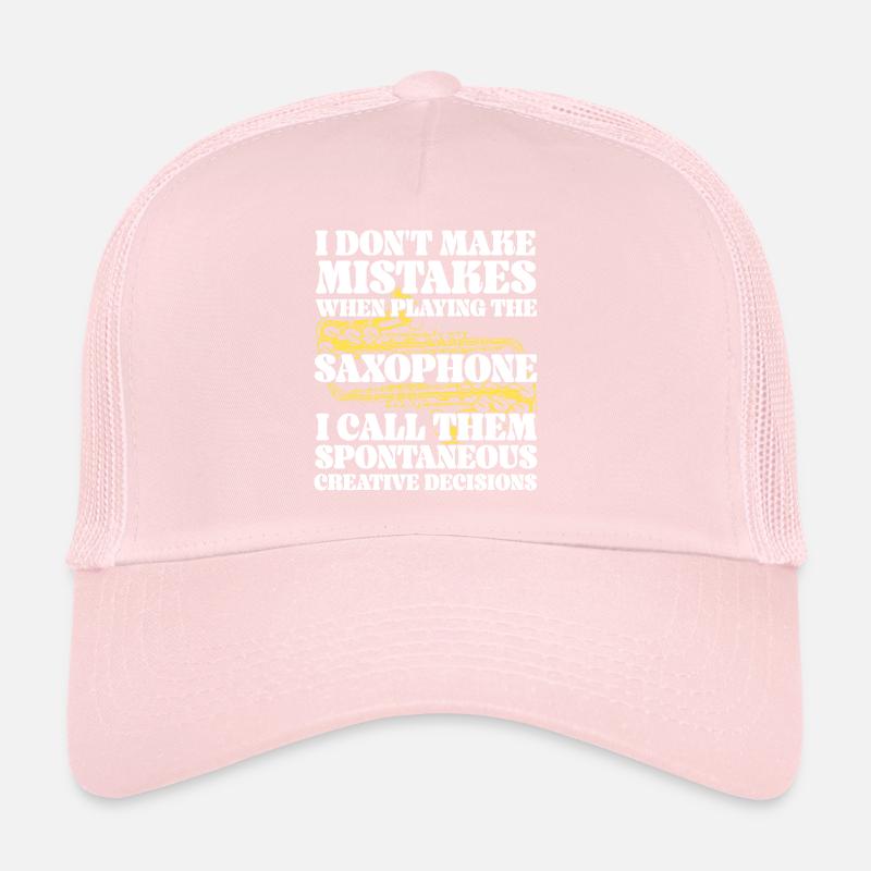 Saxophone I Don't Make Mistakes Trucker Cap