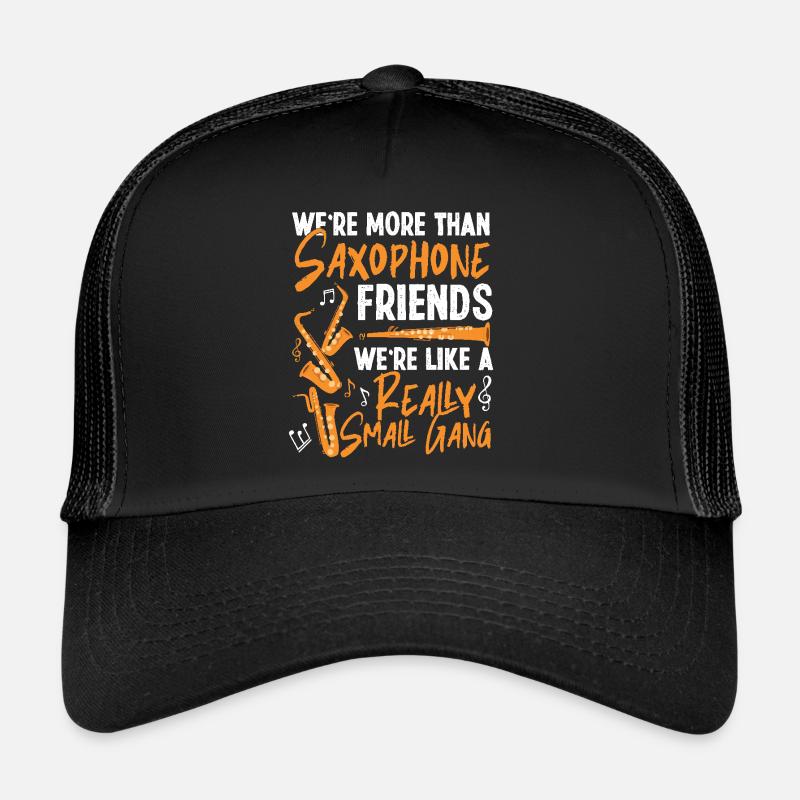 Saxophone Amis Meilleures amies Copains Casquette trucker 
