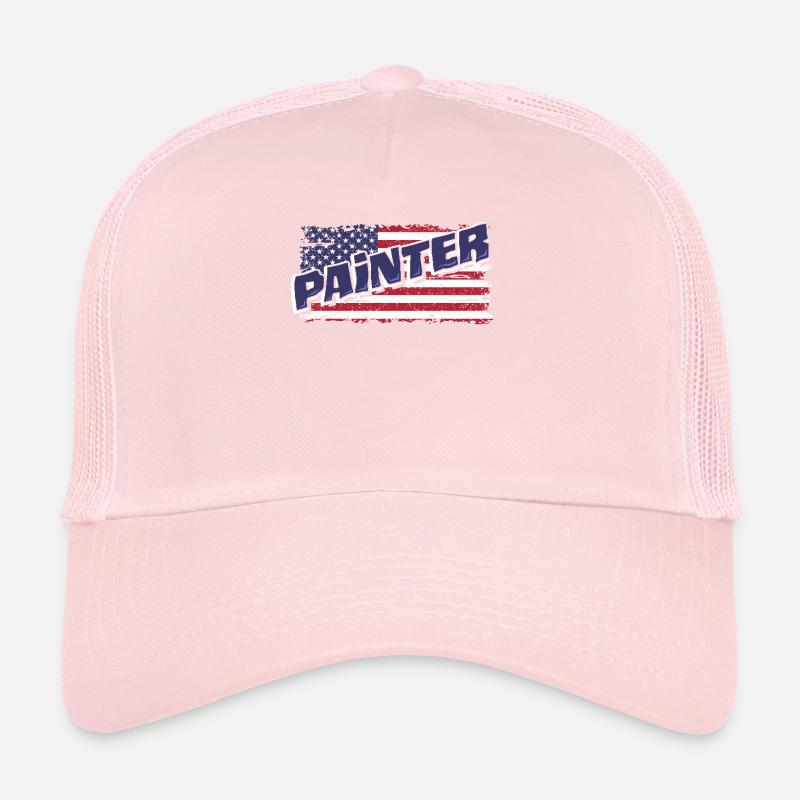 Painter Pride American Flag Trucker Cap