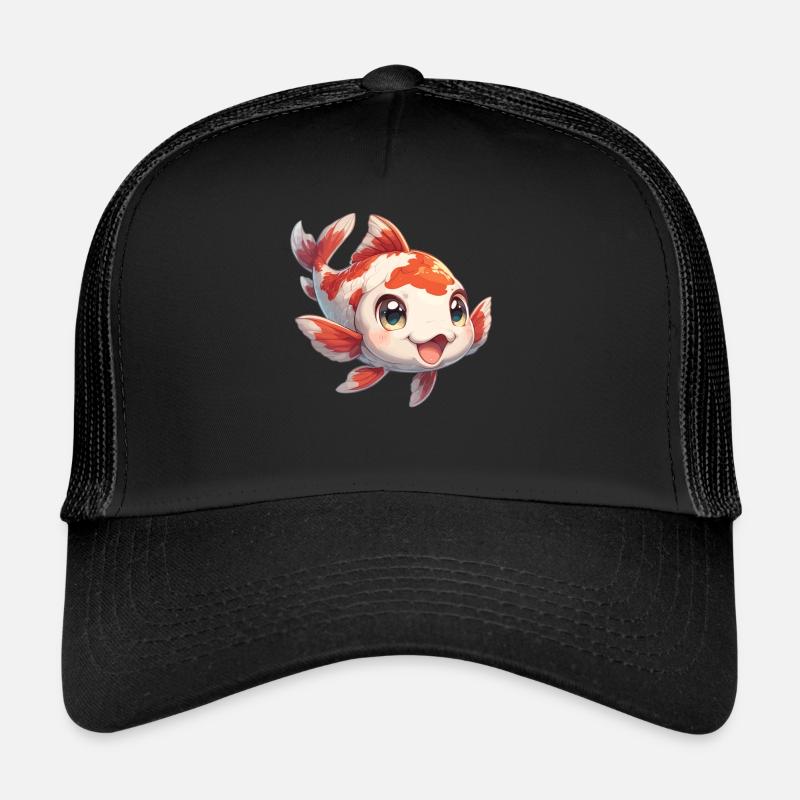 Koi Koi Carpe Casquette trucker 