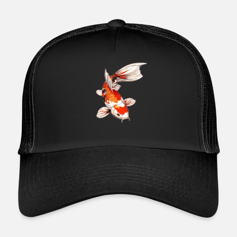Koi Koi Carp - Trucker Cap - black/black
