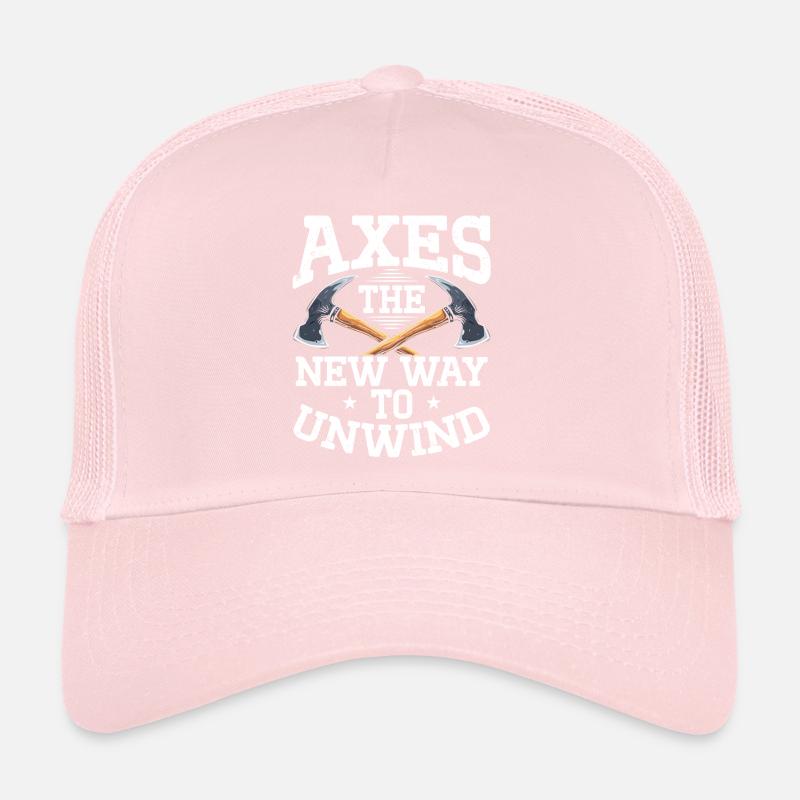 Lancer de hache Lanceur de hache Lancer de hache Casquette trucker 