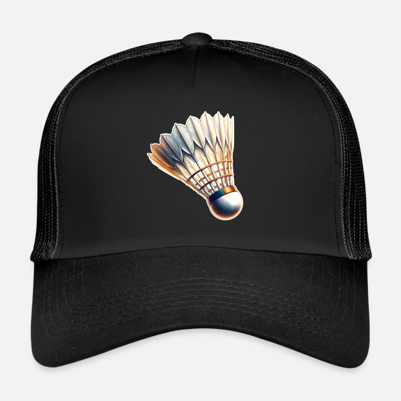 Badminton - Trucker Cap - Schwarz/Schwarz