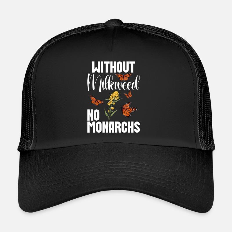 Amoureux des papillons sans papillon monarque Casquette trucker 