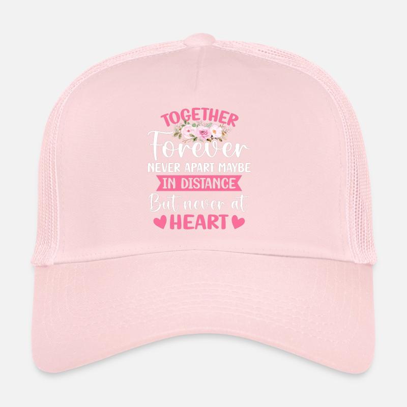 Together Forever Never Apart Funny Couple Trucker Cap