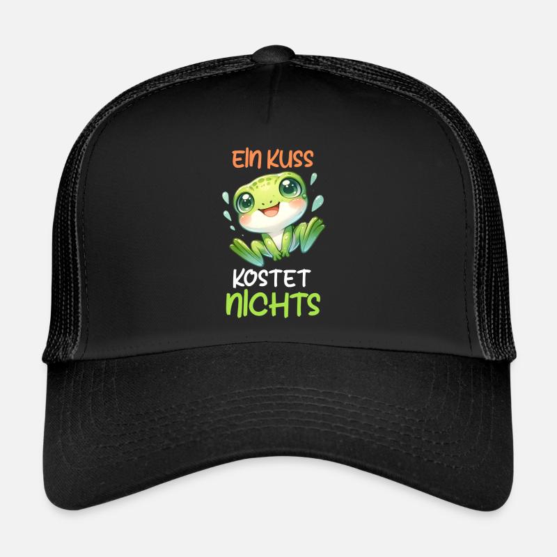 Froschkostüm EIN KUSS KOSTET NICHTS Lustiges Trucker Cap