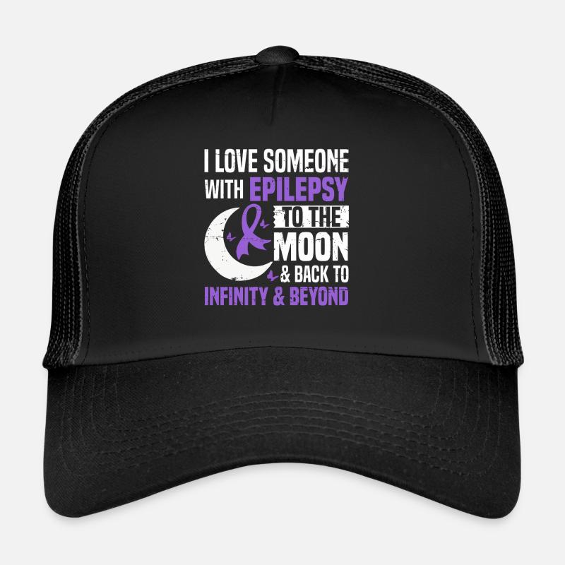 Ich liebe jemanden mit Epilepsie-Nervensystem Trucker Cap
