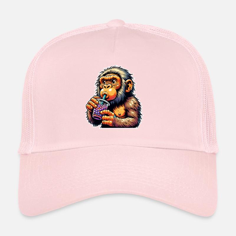 Neanderthal Bubble Tea Trucker Cap