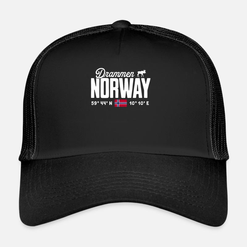 Norway Norway Norge Scandinavia Drammen Trucker Cap