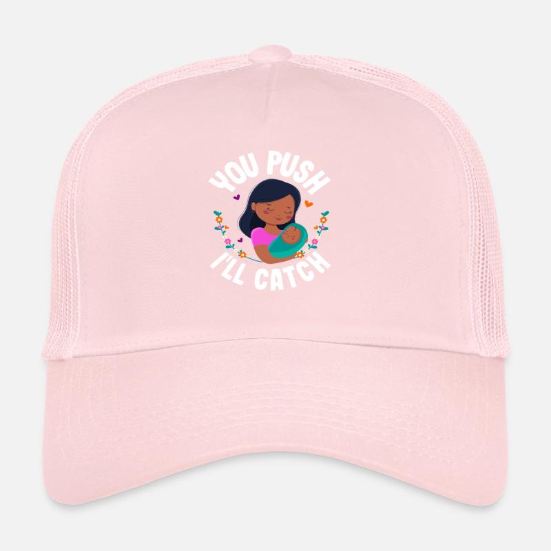 Vous appuyez sur J’attrape Midwife Design Casquette trucker 
