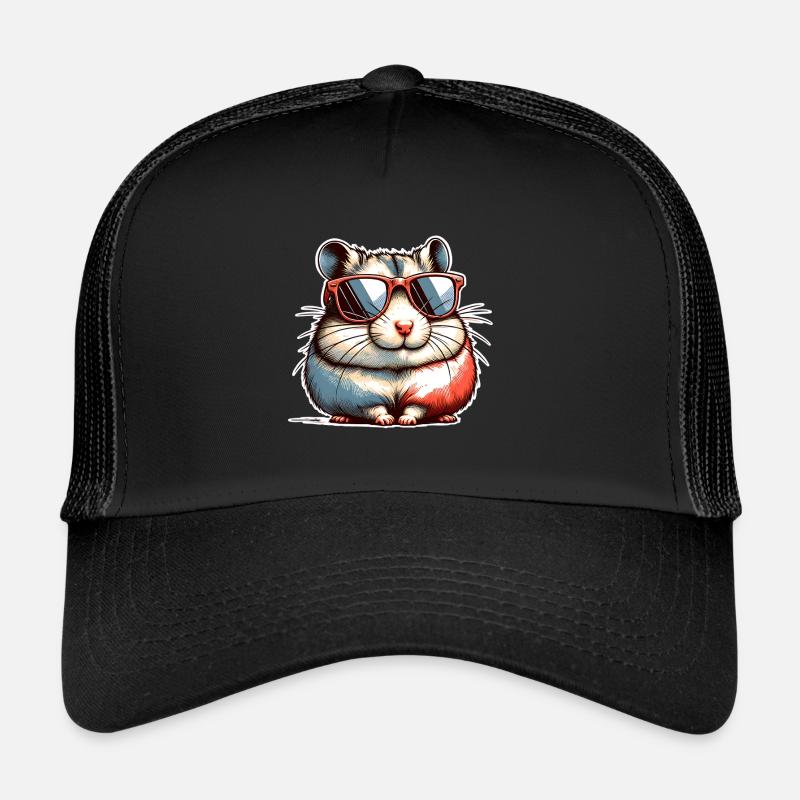 Hamster - Casquette trucker  - noir/noir