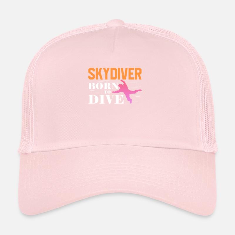 Skydive Skydiver Skydiving Parachute Gift Trucker Cap